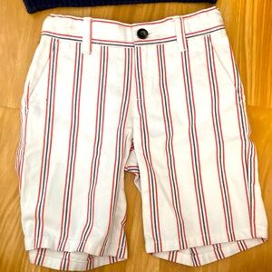 Janie and jack red white and blue shorts